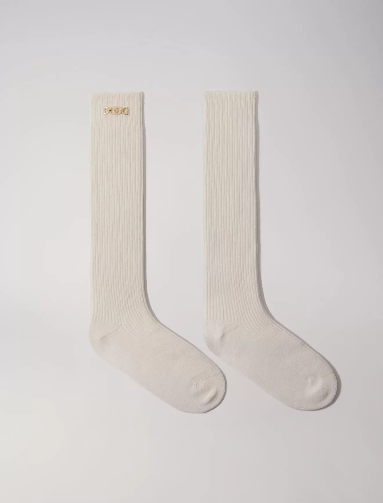 Chaussettes hautes en mix laine-Maje Fashion