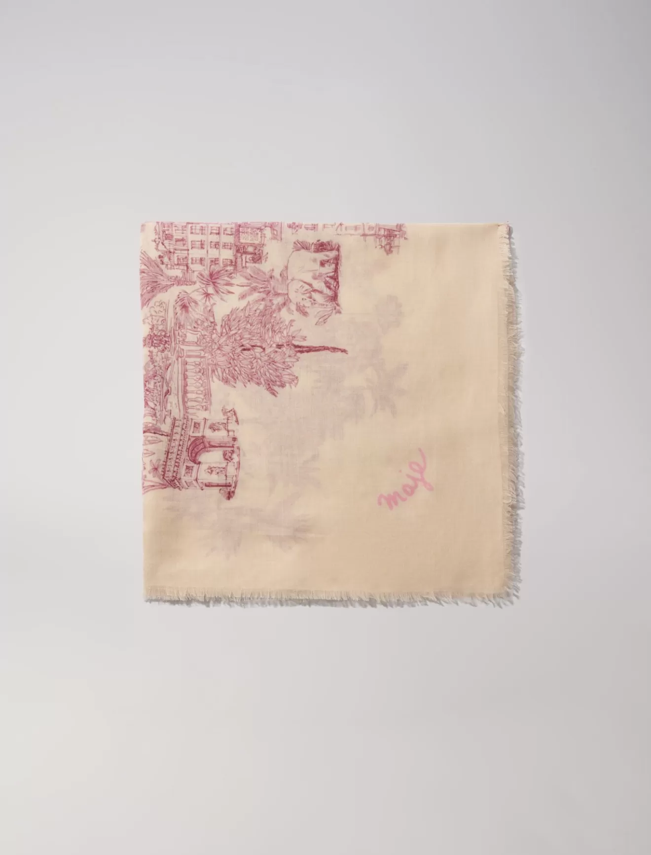 Foulard imprimé-Maje Flash Sale