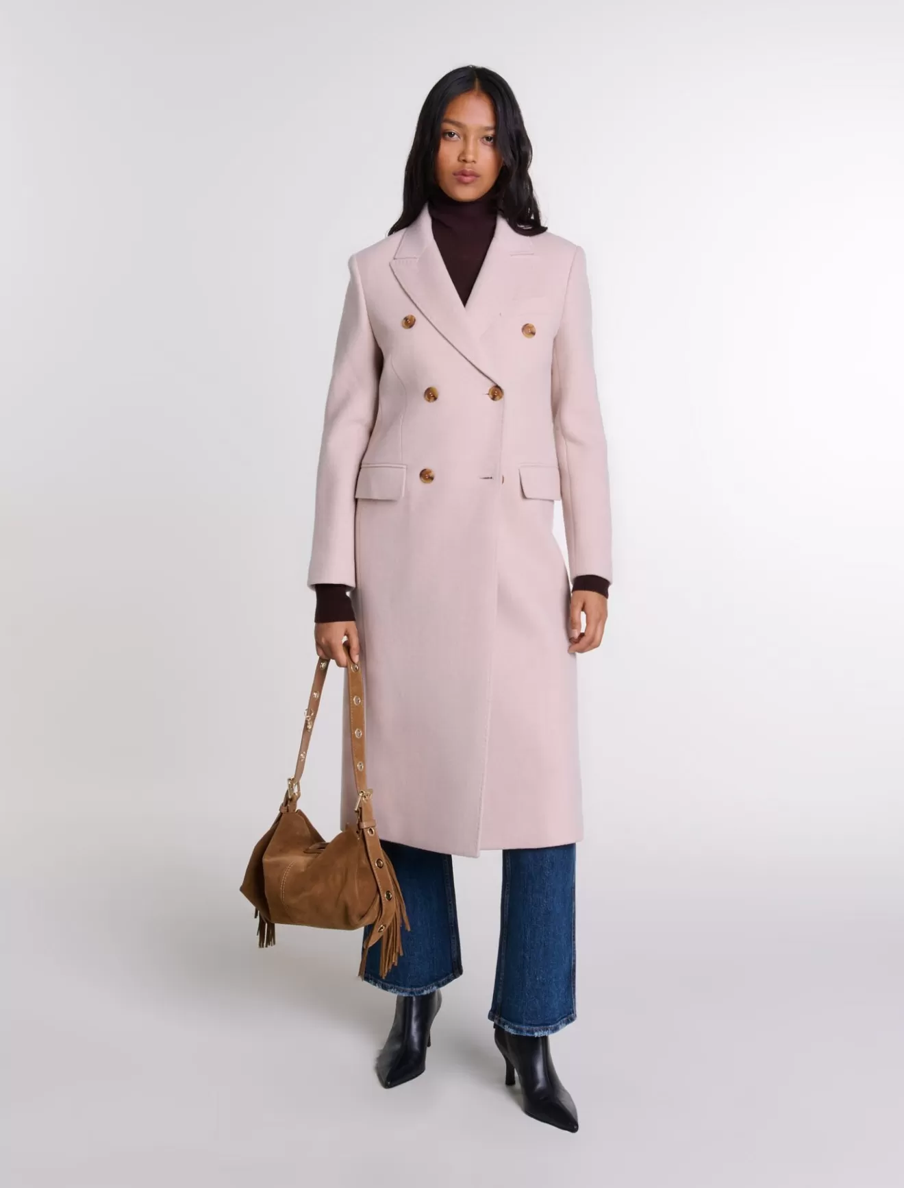 Manteau long doublé-Maje Store