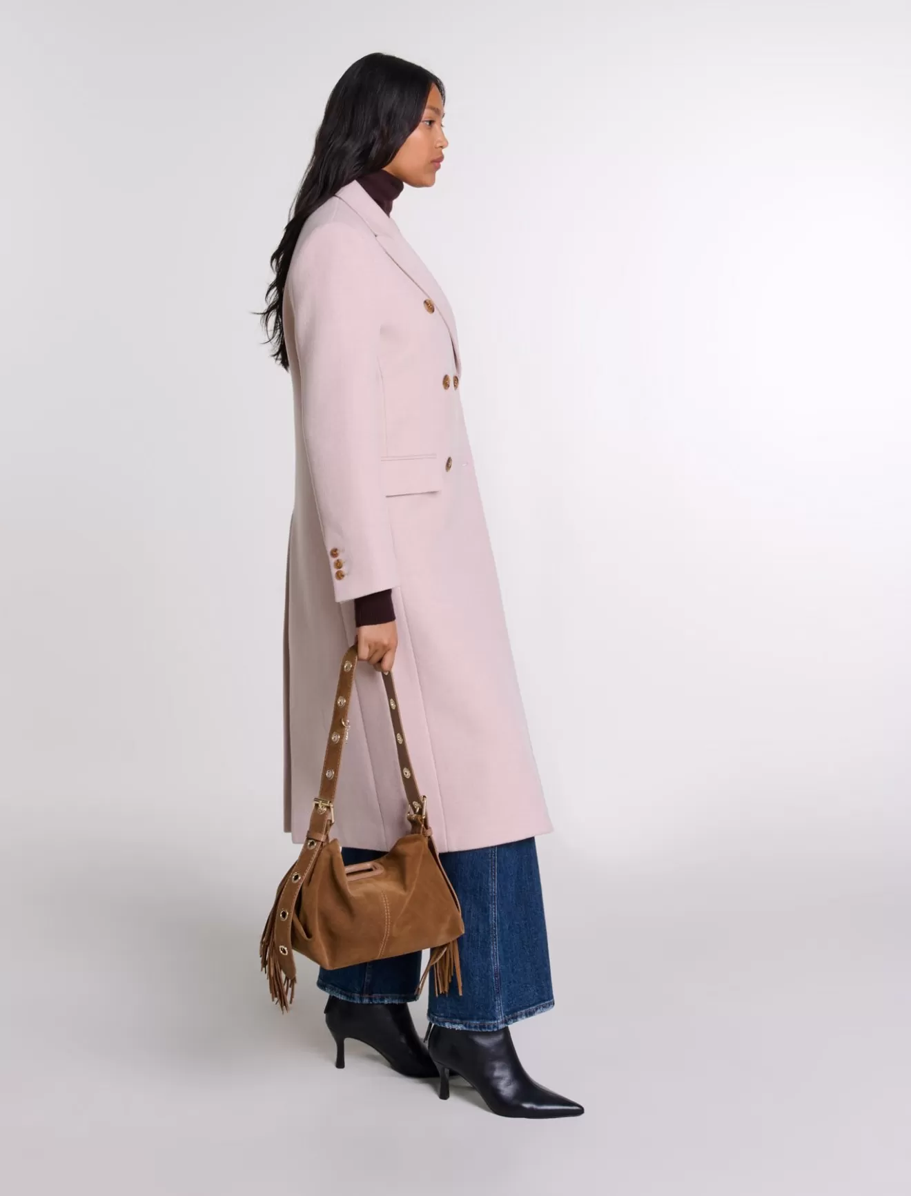 Manteau long doublé-Maje Store