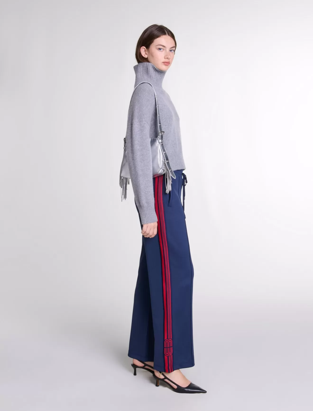 Pantalon à bandes-Maje Store