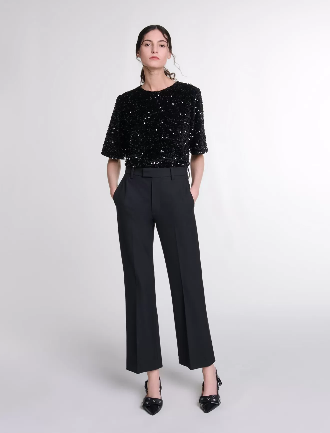 Pantalon de tailleur-Maje Cheap