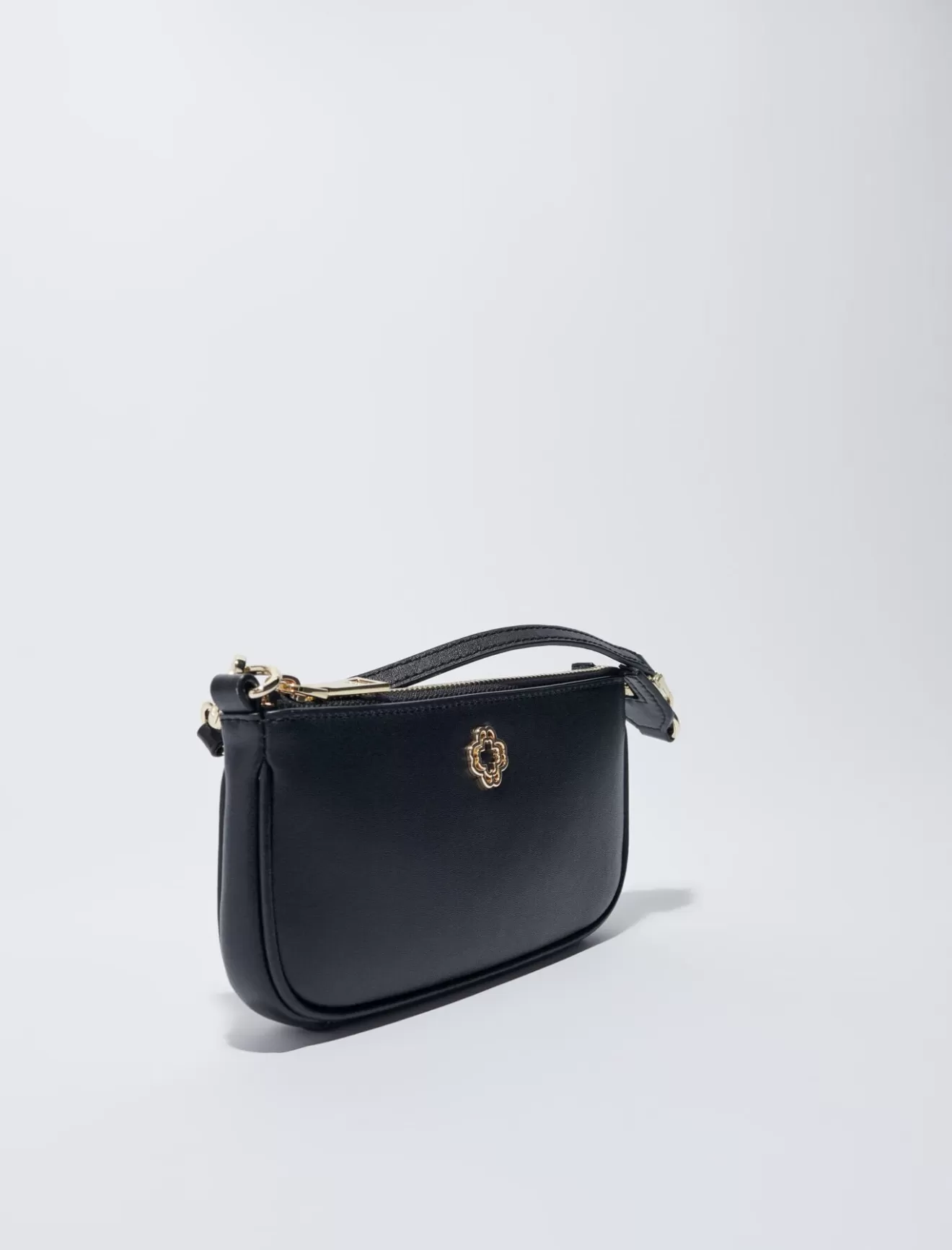 Petite pochette en cuir-Maje Store