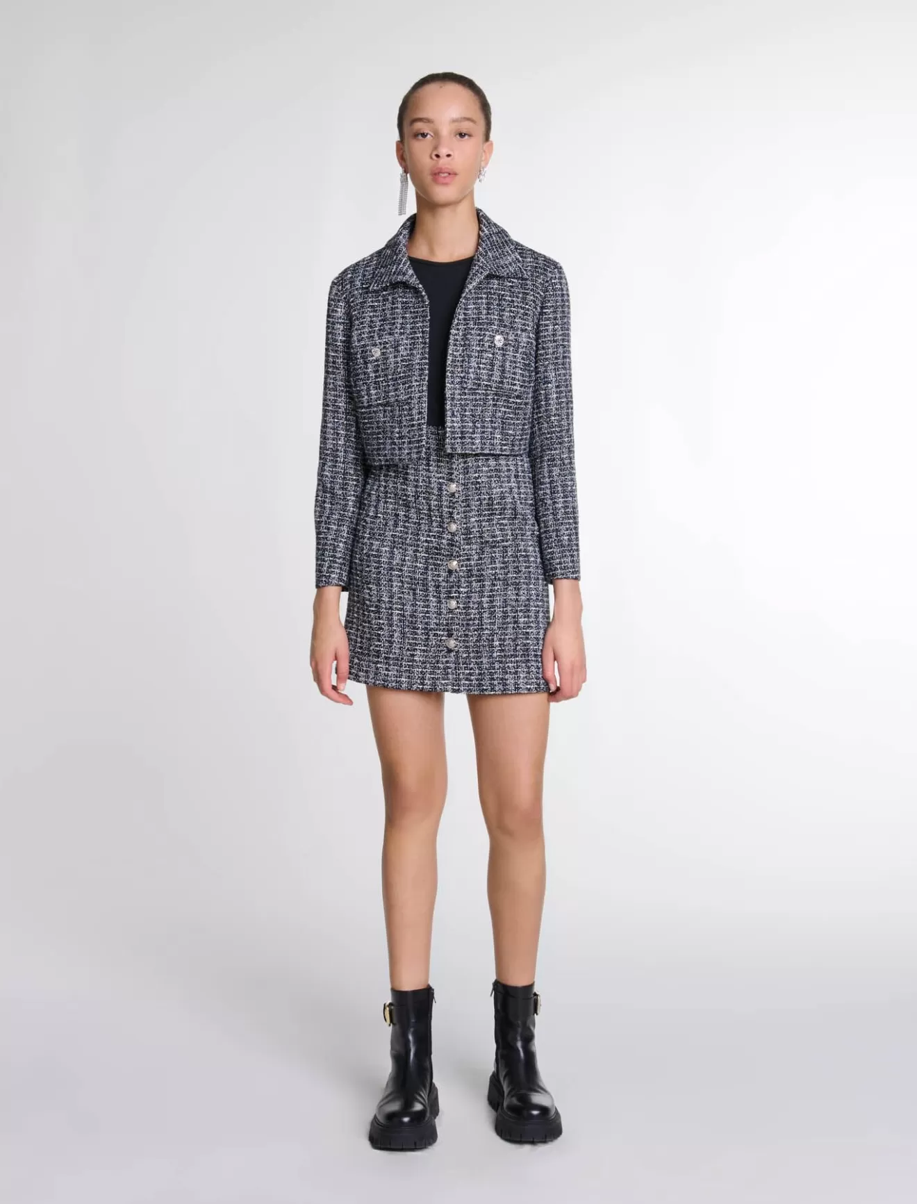 Robe 2-en-1 en tweed-Maje Best Sale