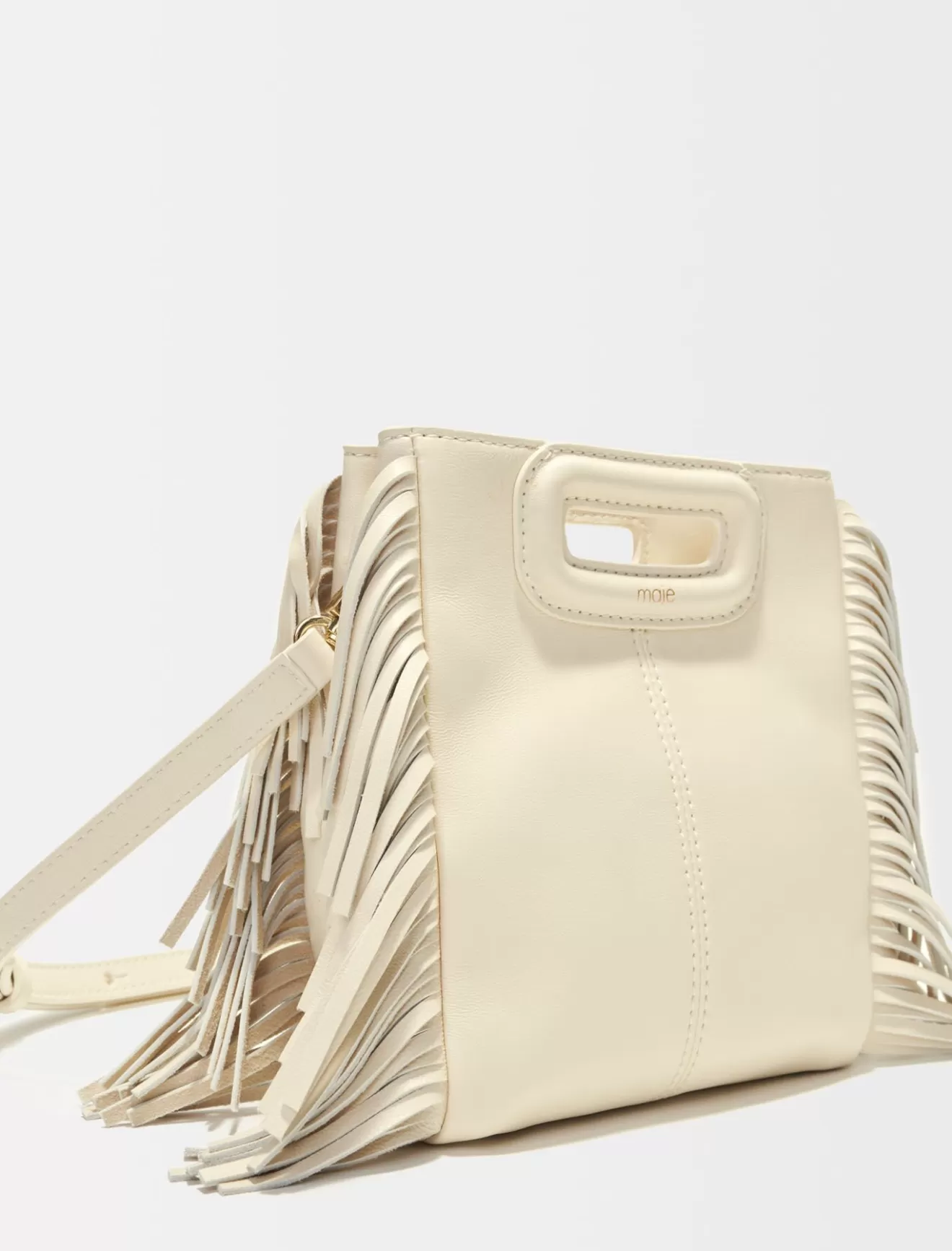 Sac M mini en cuir lisse-Maje Cheap