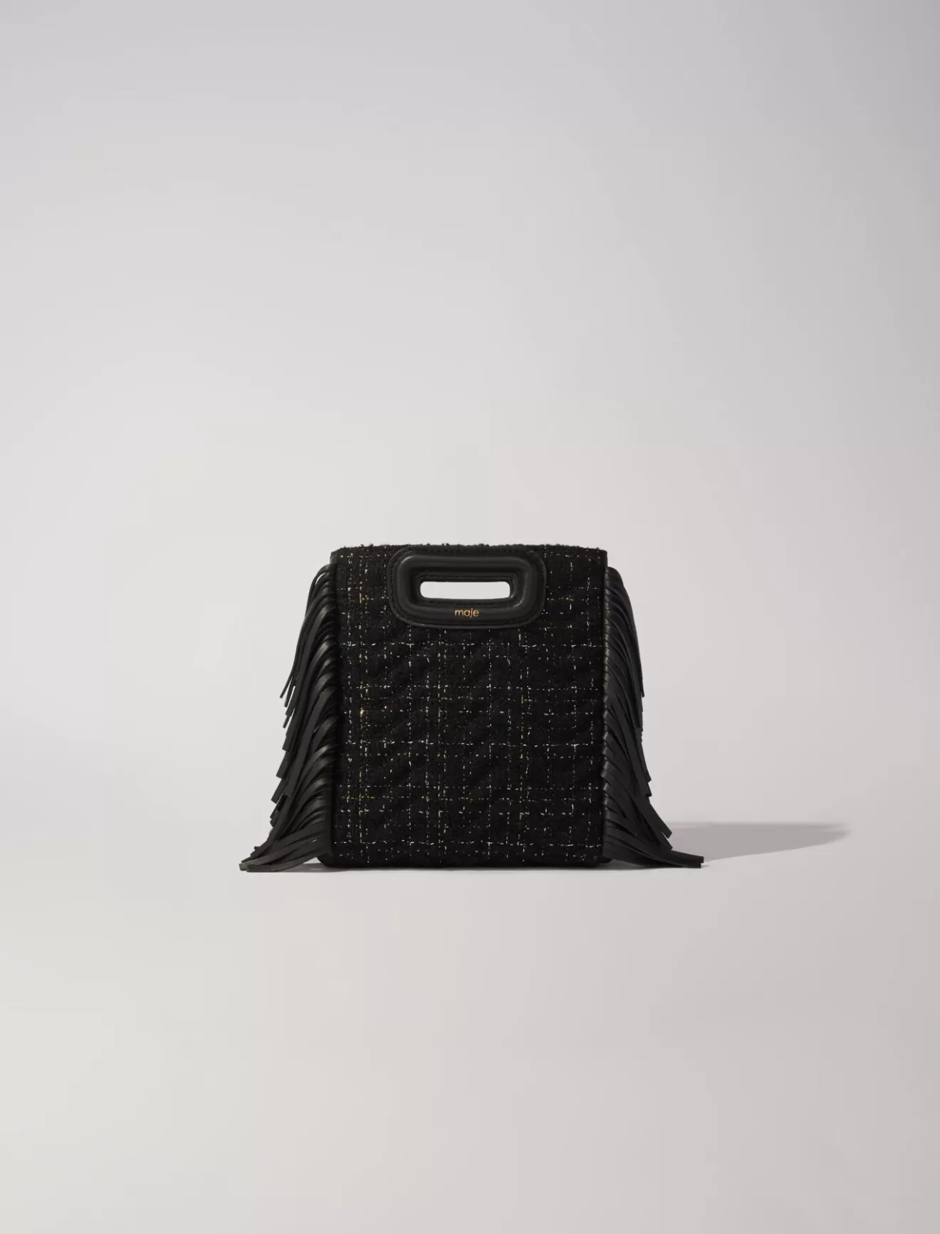 Sac M mini en tweed matelassé-Maje New