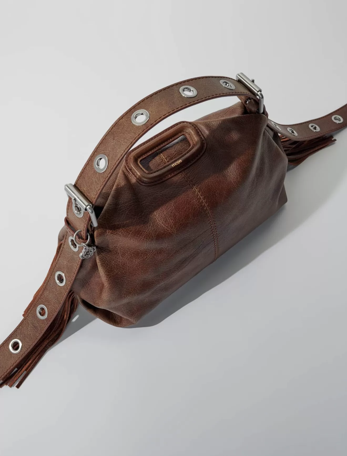 Sac Miss M en cuir vintage-Maje Clearance