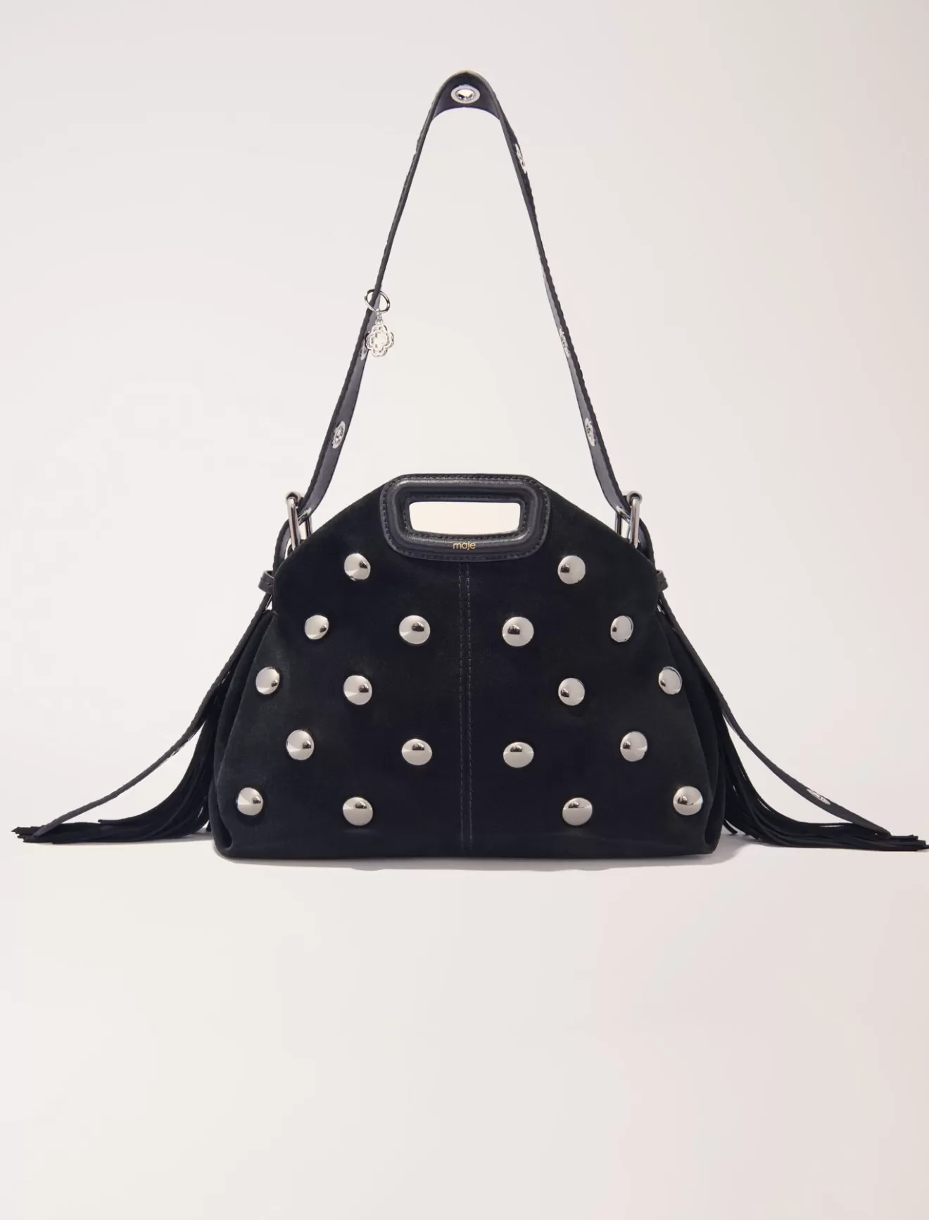 Sac Miss M en suède à studs-Maje Cheap