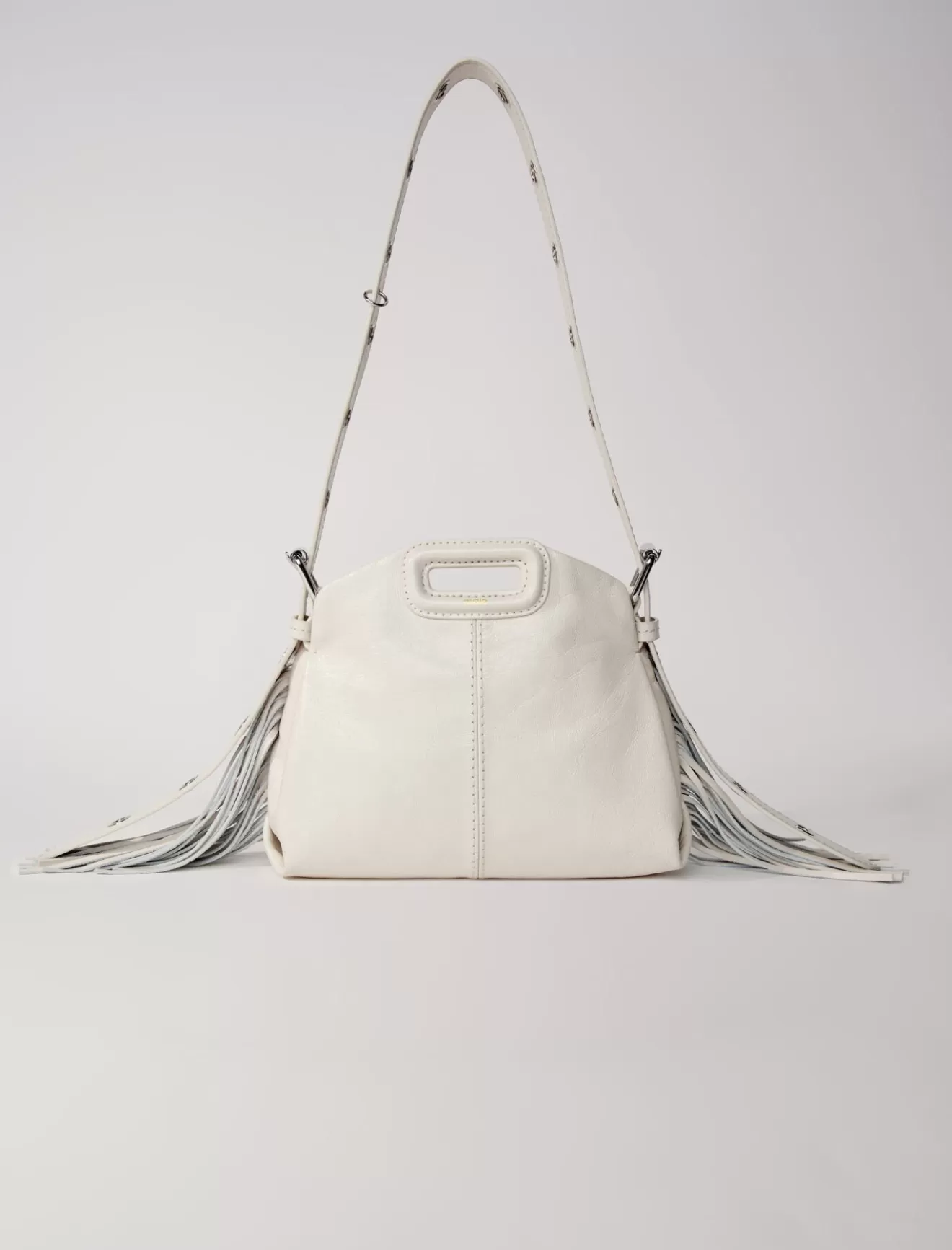 Sac Miss M mini en cuir craquelé-Maje Hot